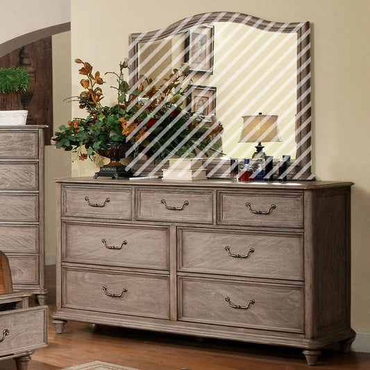 Furniture of America - Belgrade Dresser in Rustic Natural - CM7611D View 1