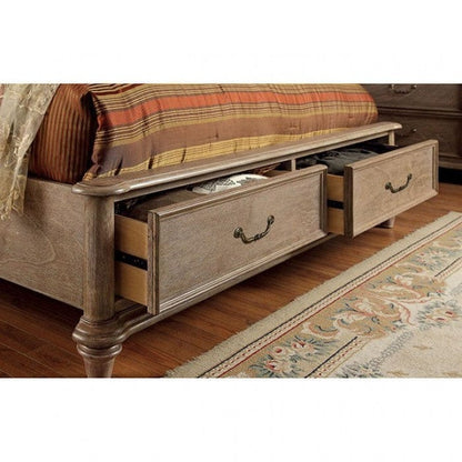 Furniture of America - Belgrade E.King Bed in Rustic Natural - CM7613EK-BED View 2