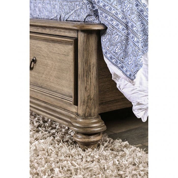 Furniture of America - Belgrade E.King Bed in Rustic Natural - CM7613EK-BED View 4
