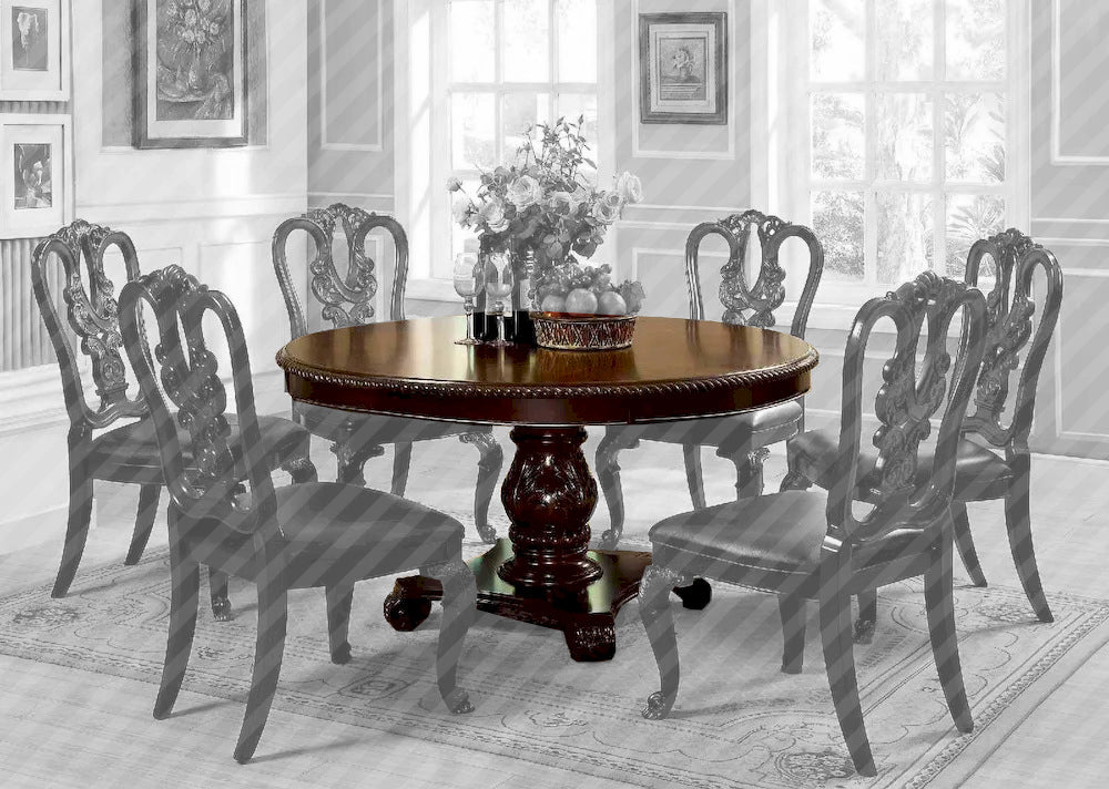 Furniture of America - Bellagio - Round Dining Table - CM3319RT-TABLE view 1