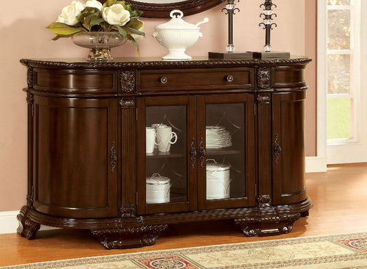 Furniture of America - Bellagio Server in Brown Cherry - CM3319SV View 1