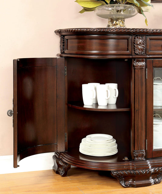 Furniture of America - Bellagio Server in Brown Cherry - CM3319SV View 2