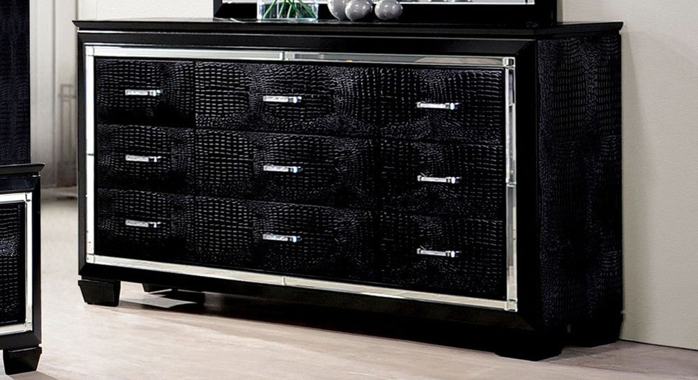 Furniture of America - Bellanova Dresser in Black - CM7979BK-D View 1