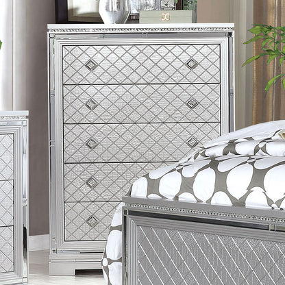Furniture of America - Belleterre Chest in Silver - CM7518C View 1