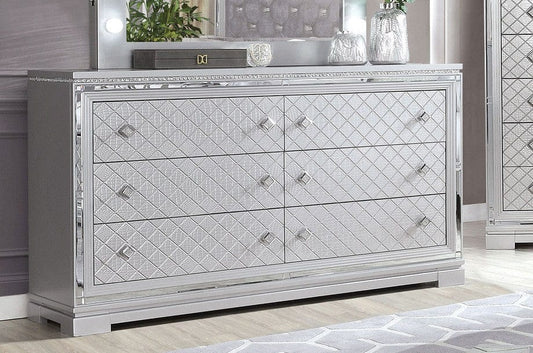 Furniture of America - Belleterre Dresser in Silver - CM7518D View 1