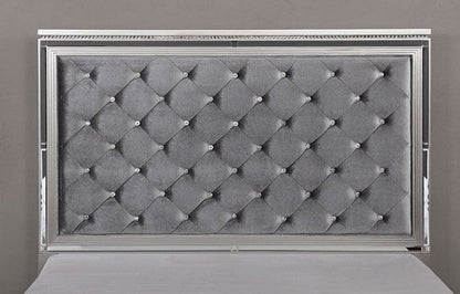 Furniture of America - Belleterre E.King Bed in Silver - CM7518EK-BED View 3