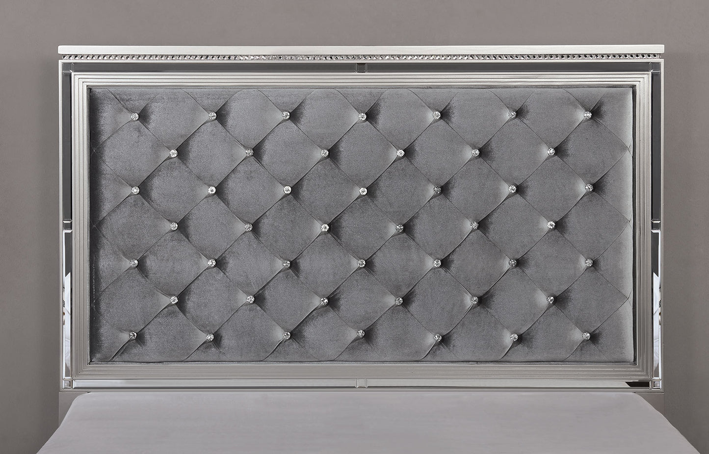 Furniture of America - Belleterre Queen Bed in Silver - CM7518Q-BED View 2