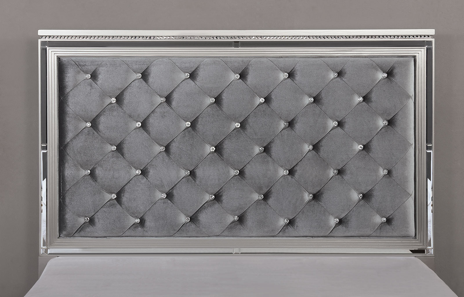 Furniture of America - Belleterre Queen Bed in Silver - CM7518Q-BED View 2