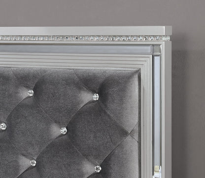 Furniture of America - Belleterre Queen Bed in Silver - CM7518Q-BED View 3