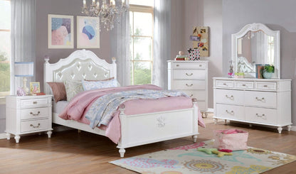 Furniture of America - Belva Full Bed in White - CM7174F-BED View 4