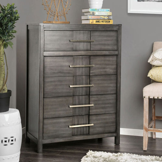 Furniture of America - Berenice Chest in Gray - CM7580GY-C View 1