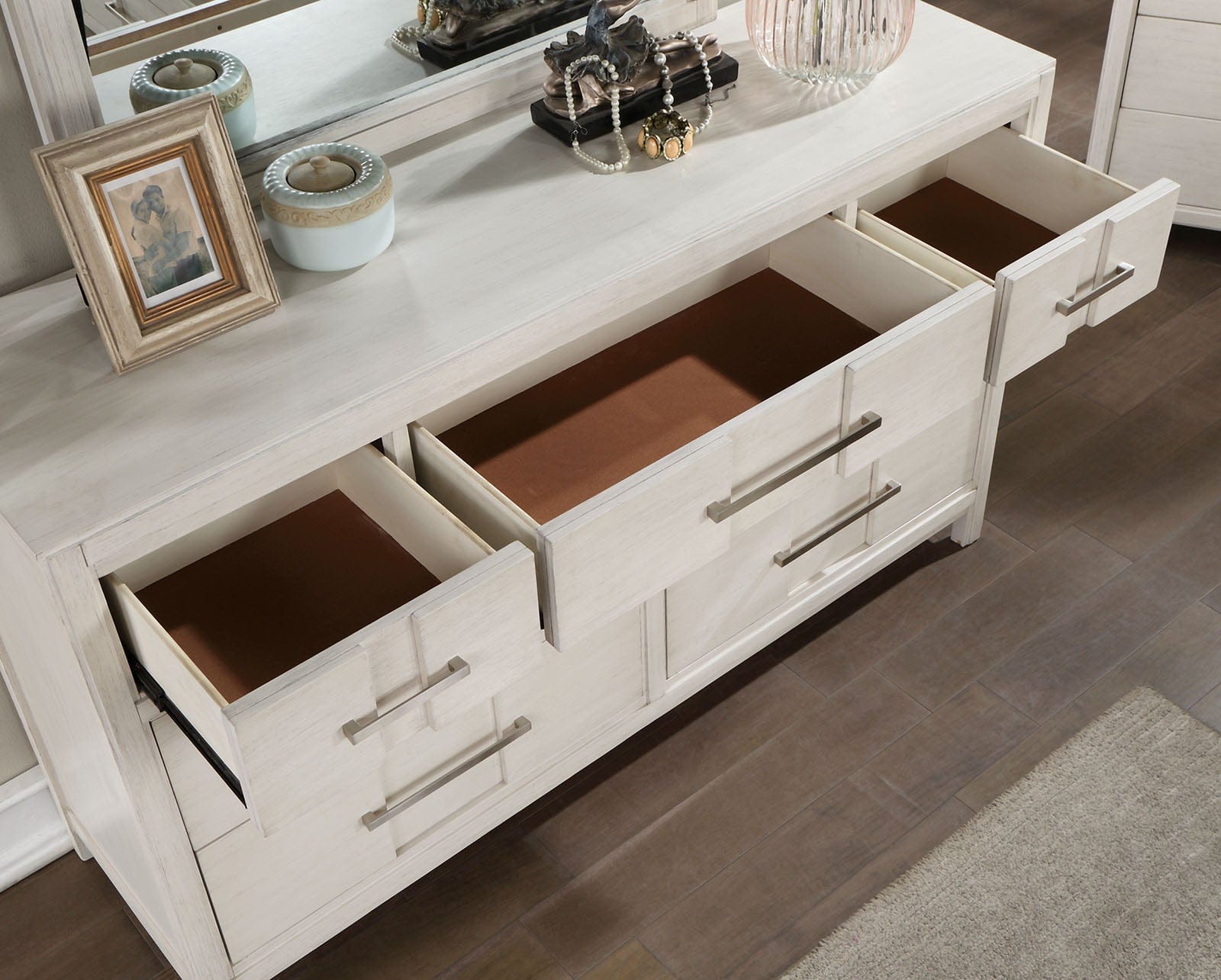 Furniture of America - Berenice Dresser in White - CM7580WH-D View 2
