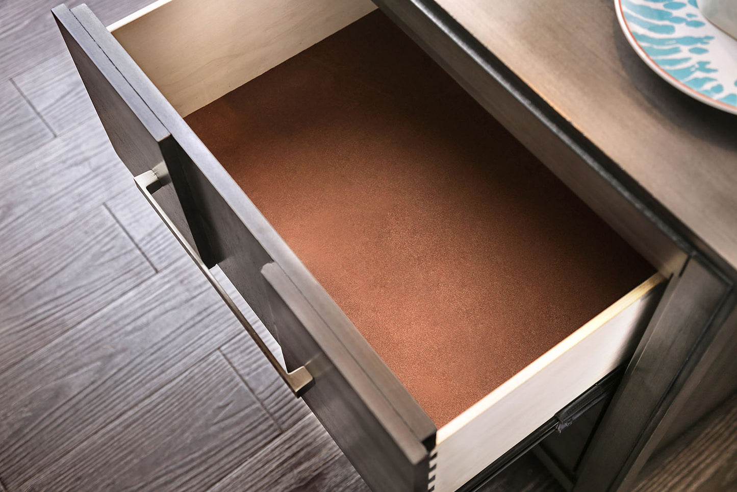 Furniture of America - Berenice Nightstand in Gray - CM7580GY-N View 3