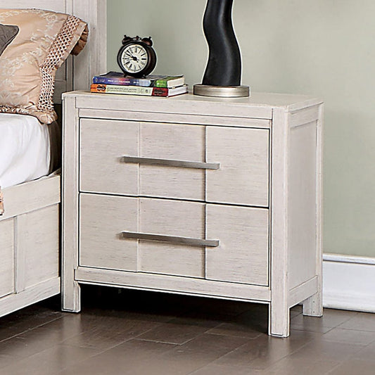 Furniture of America - Berenice Nightstand in White - CM7580WH-N View 1