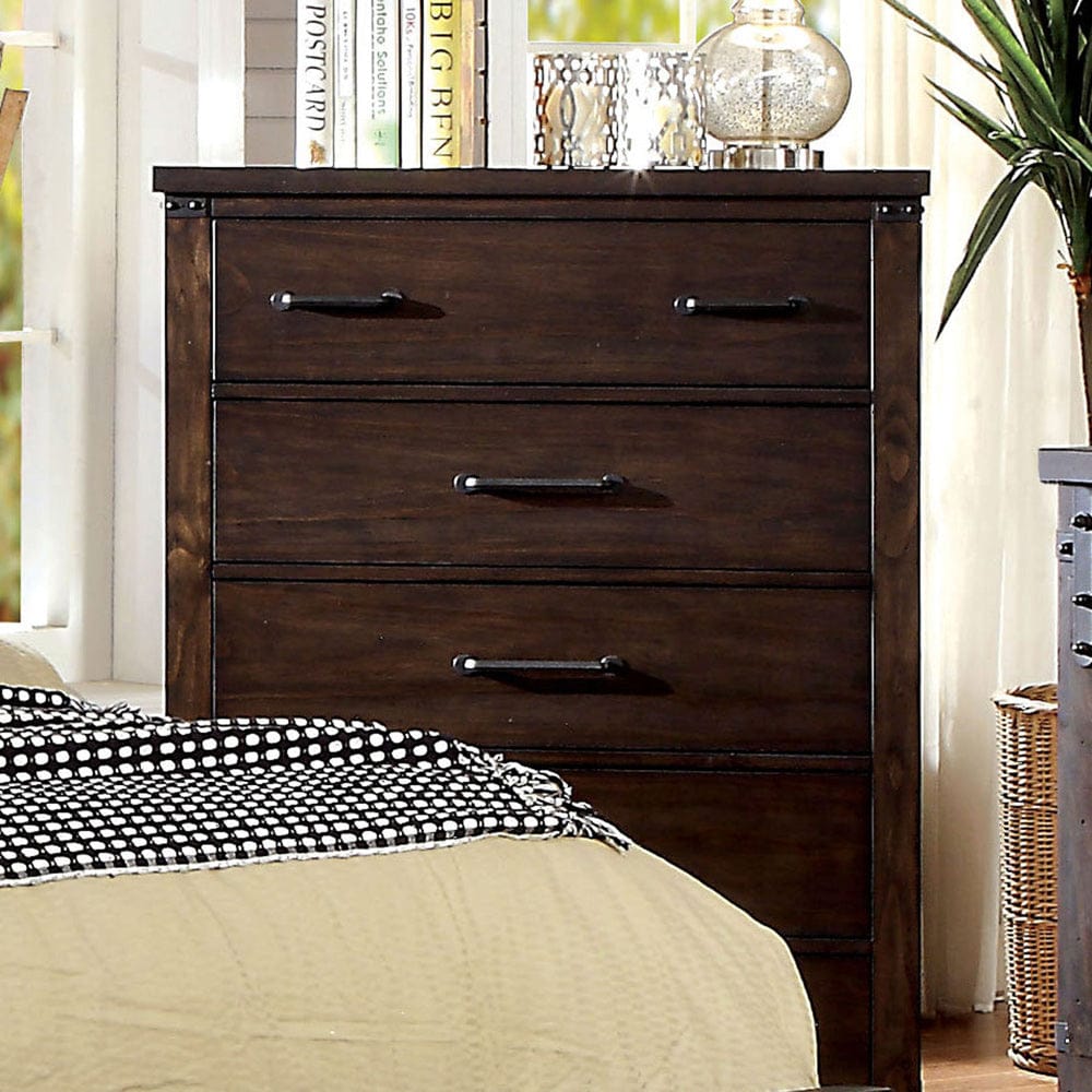 Furniture of America - Bianca Chest in Dark Walnut - CM7734C View 1