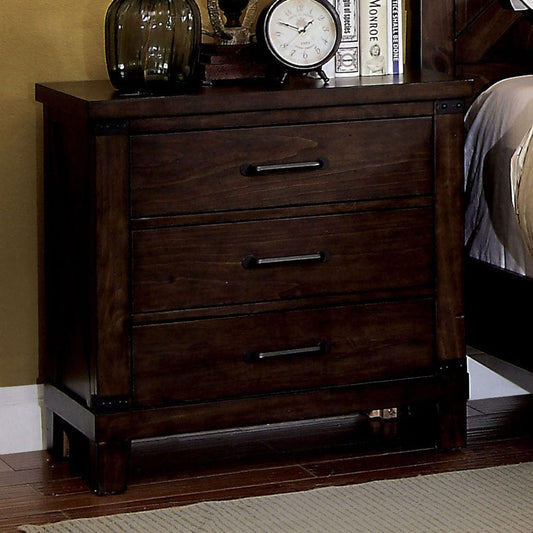 Furniture of America - Bianca Nightstand in Dark Walnut - CM7734N View 1