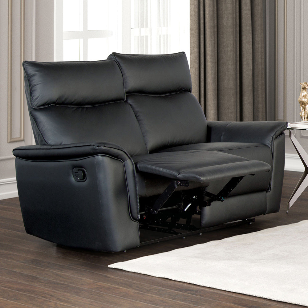 Furniture of America - Bienne Loveseat in Black - FM69002BK-LV-M View 1