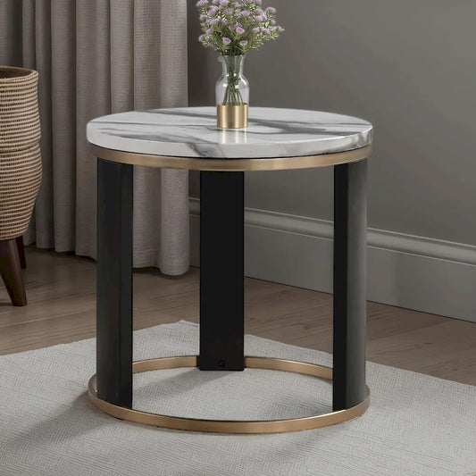 Furniture of America - Bogor - Round End Table - FM44007BK-ER view 1
