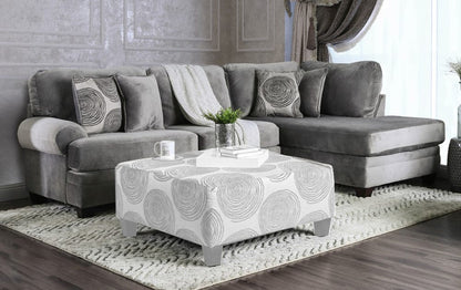Furniture of America - Bonaventura Sectional in Gray - SM5143GY-SECT View 1