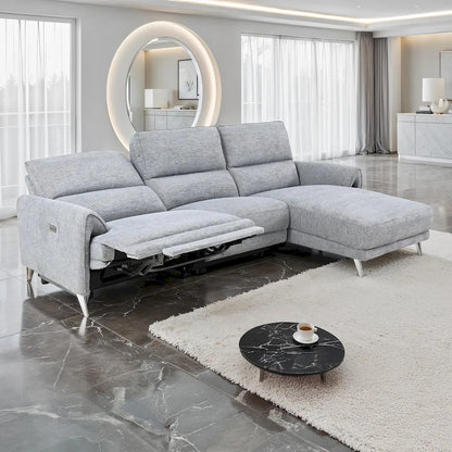 Furniture of America - Brande - Power Sectional, Right Chaise, Gray - CM9938GY-SECT-PM-R view 1
