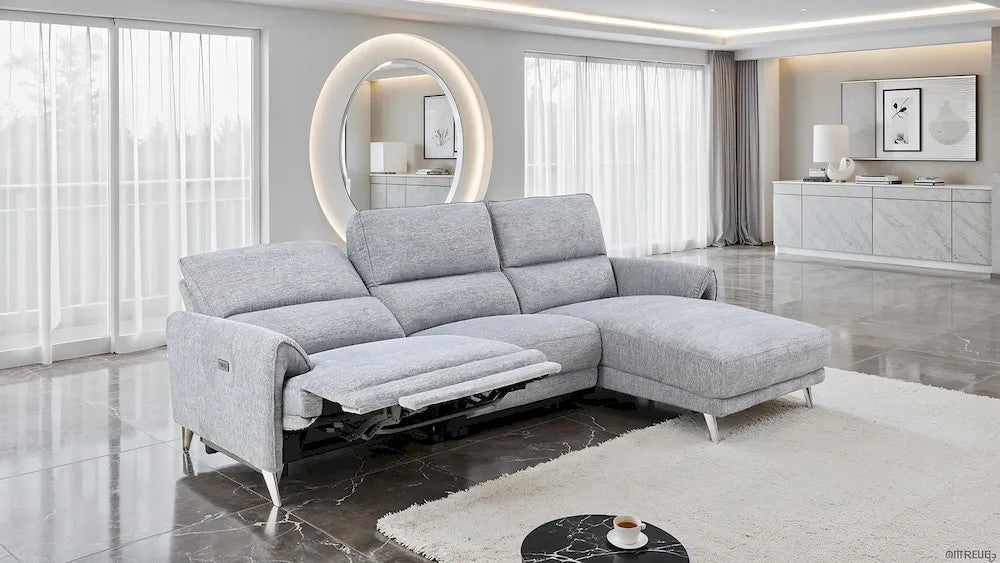 Furniture of America - Brande - Power Sectional, Right Chaise, Gray - CM9938GY-SECT-PM-R view 2