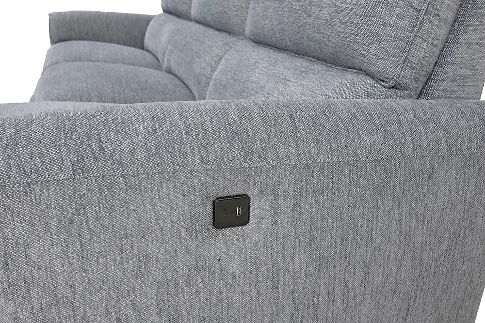Furniture of America - Brande - Power Sectional, Right Chaise, Gray - CM9938GY-SECT-PM-R view 3