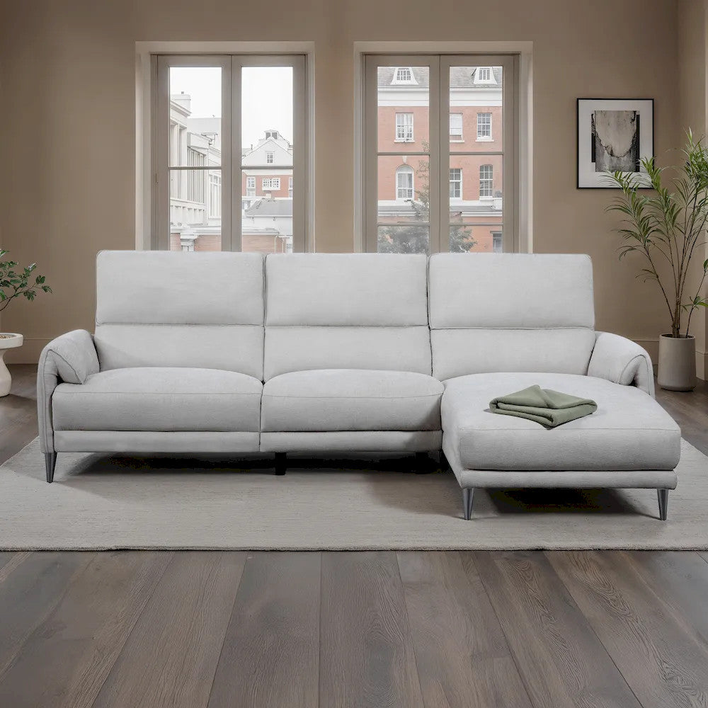 Furniture of America - Brande - Power Sectional, Right Chaise, Light Gray - CM9938LG-SECT-PM-R view 1
