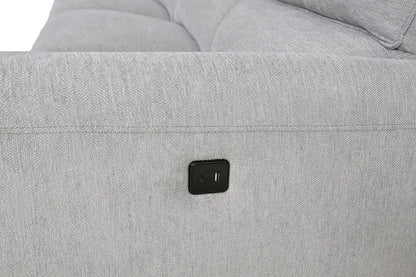 Furniture of America - Brande - Power Sectional, Right Chaise, Light Gray - CM9938LG-SECT-PM-R view 4