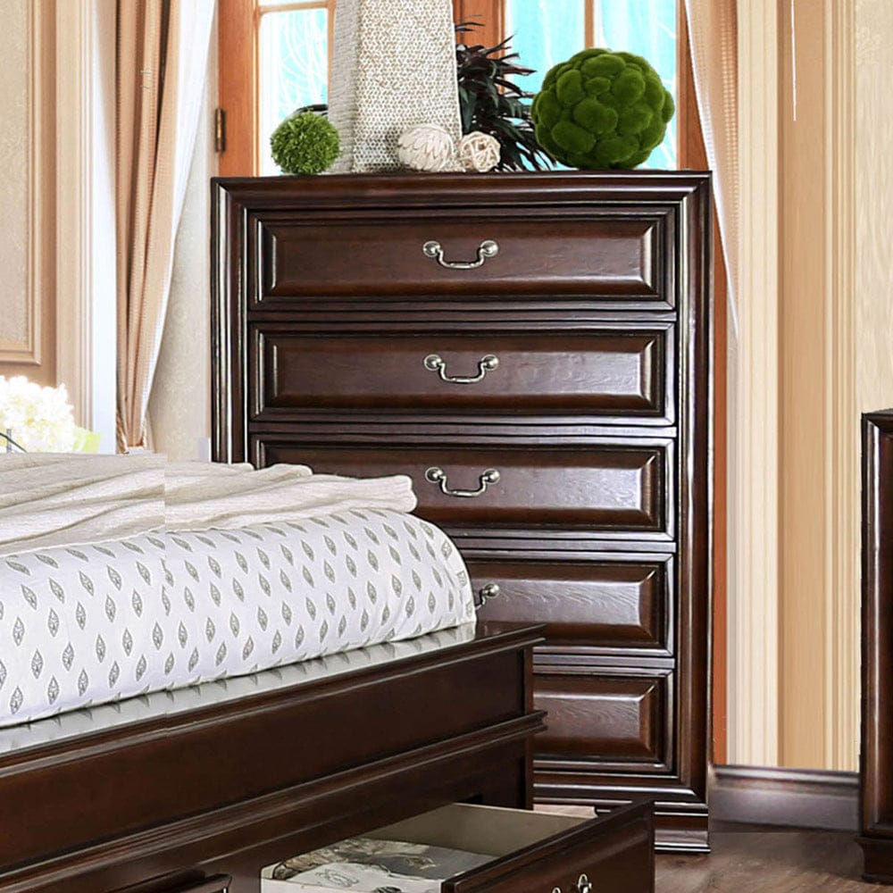 Furniture of America - Brandt Chest in Brown Cherry - CM7302CH-C View 1