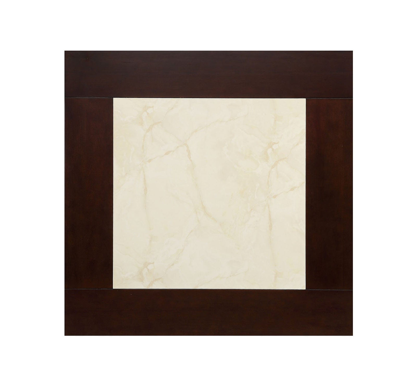 Furniture of America - Brent Ii Counter Ht. Table w/ Insert in Dark Cherry/Ivory - CM3984PT View 2