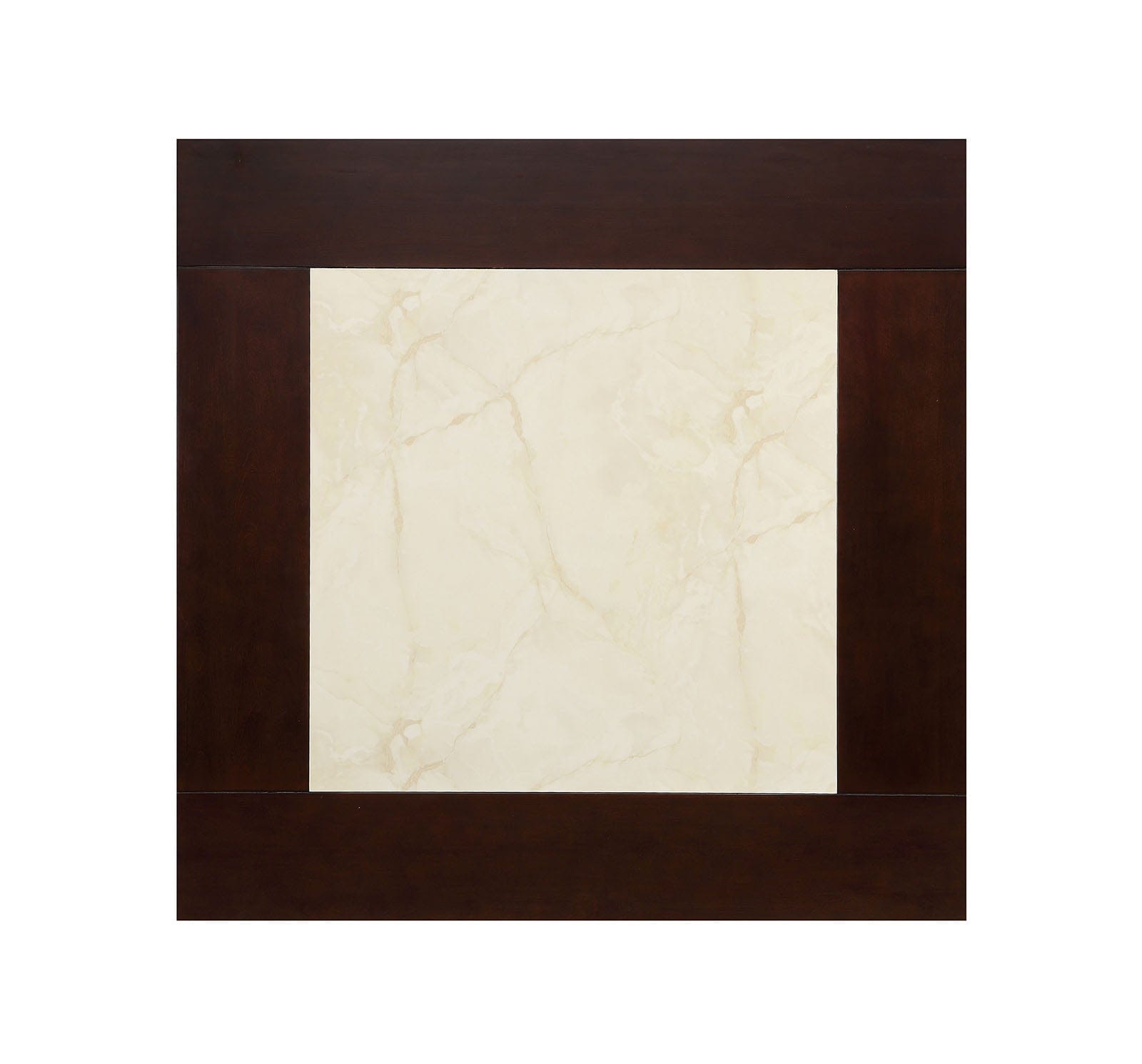 Furniture of America - Brent Ii Counter Ht. Table w/ Insert in Dark Cherry/Ivory - CM3984PT View 2