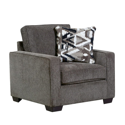 Furniture of America - Brentwood Chair in Gray - SM5405-CH View 1