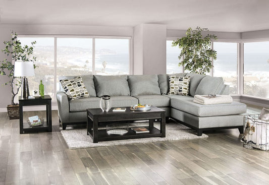 Furniture of America - Bridie Sectional in Gray - SM1117-SECT View 1