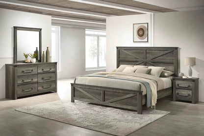 Furniture of America - Britonale - 3 Pc. Queen Bedroom Set - FM7218GY-Q-4PC view 1