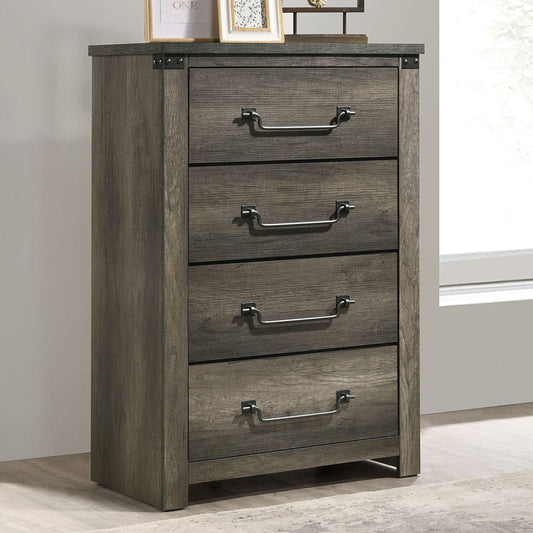 Furniture of America - Britonale Chest in Rustic Gray - FM7218GY-C View 1