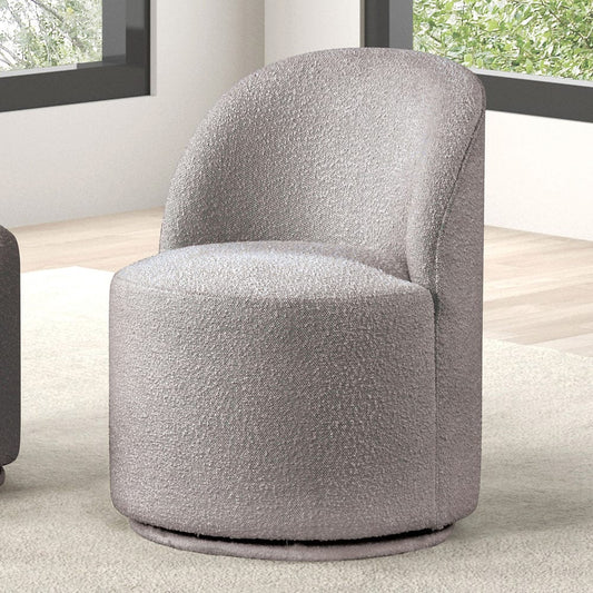 Furniture of America - Broager Dining Swivel Chair in Light Gray - FM3001LG-SC View 1