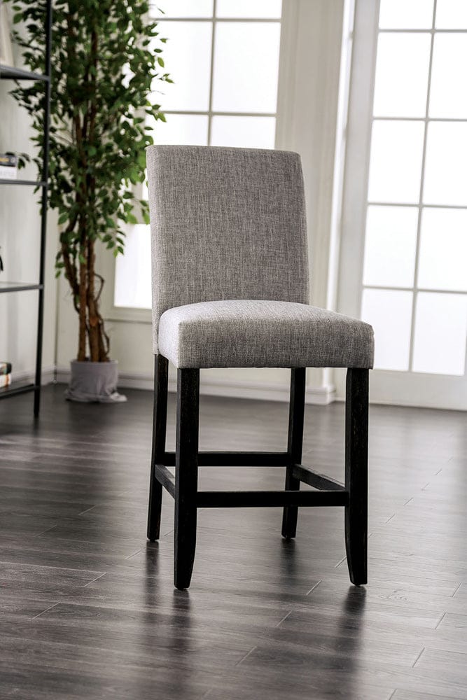 Furniture of America - Brule Counter Ht. Chair in Light Gray - CM3736LG-PC-2PK View 1