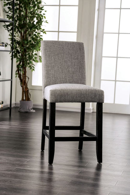 Furniture of America - Brule Counter Ht. Chair in Light Gray - CM3736LG-PC-2PK View 1