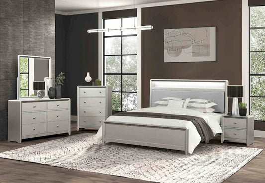 Furniture of America - Bryne - 4 Pc. Queen Bedroom Set w/ Chest - FM7170CPN-Q-5PC-C view 1