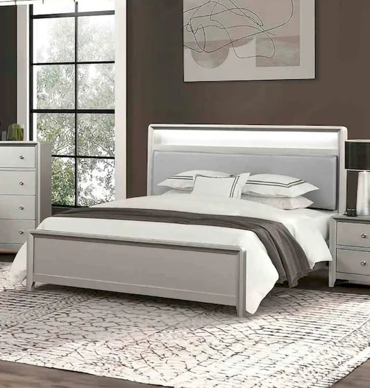 Furniture of America - Bryne - Full Bed, Champagne - FM7170CPN-F-BED view 1