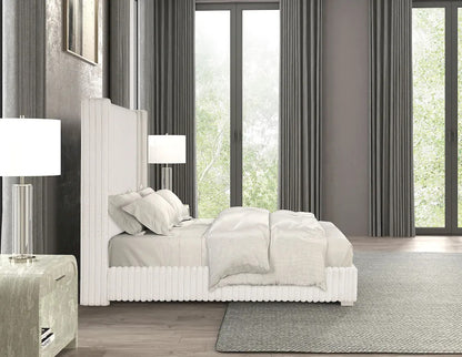 Furniture of America - Cadwell - E.King Bed, White - FM7120WH-EK view 3