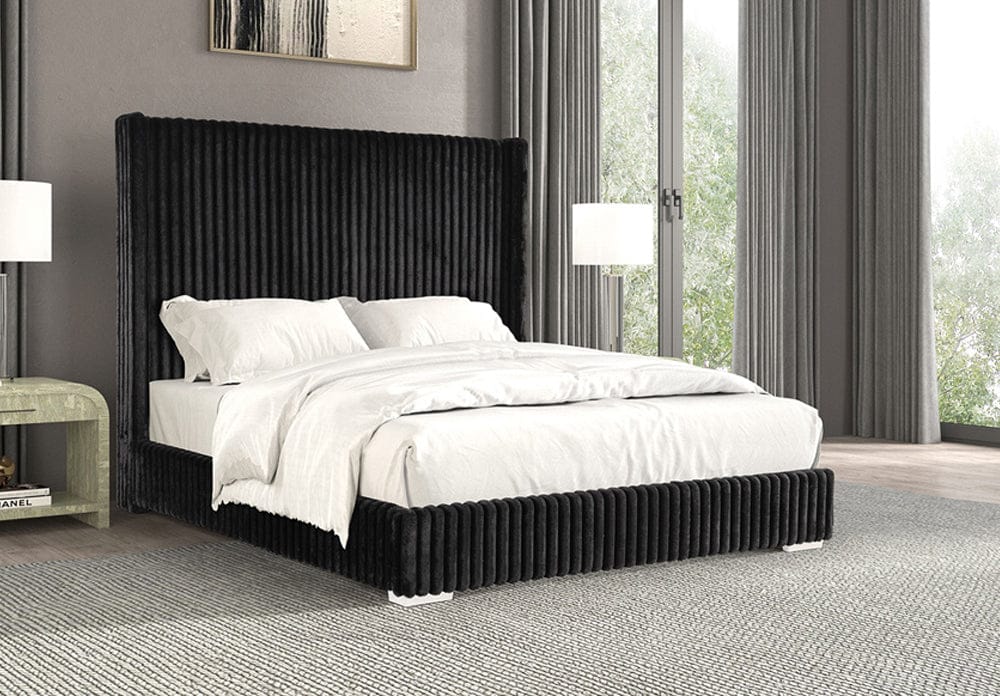 Furniture of America - Cadwell Twin Bed in Black - FM7120BK-T View 1