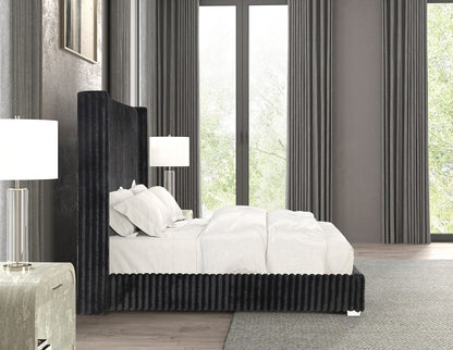 Furniture of America - Cadwell Twin Bed in Black - FM7120BK-T View 3
