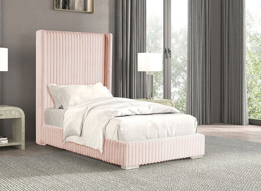 Furniture of America - Cadwell Twin Bed in Pink - FM7120PK-T View 1