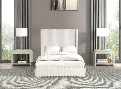 Furniture of America - Cadwell Twin Bed in White - FM7120WH-T View 2