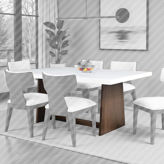 Furniture of America - Caerwys - Dining Table, Brown - FM34004BR-T-TABLE view 1