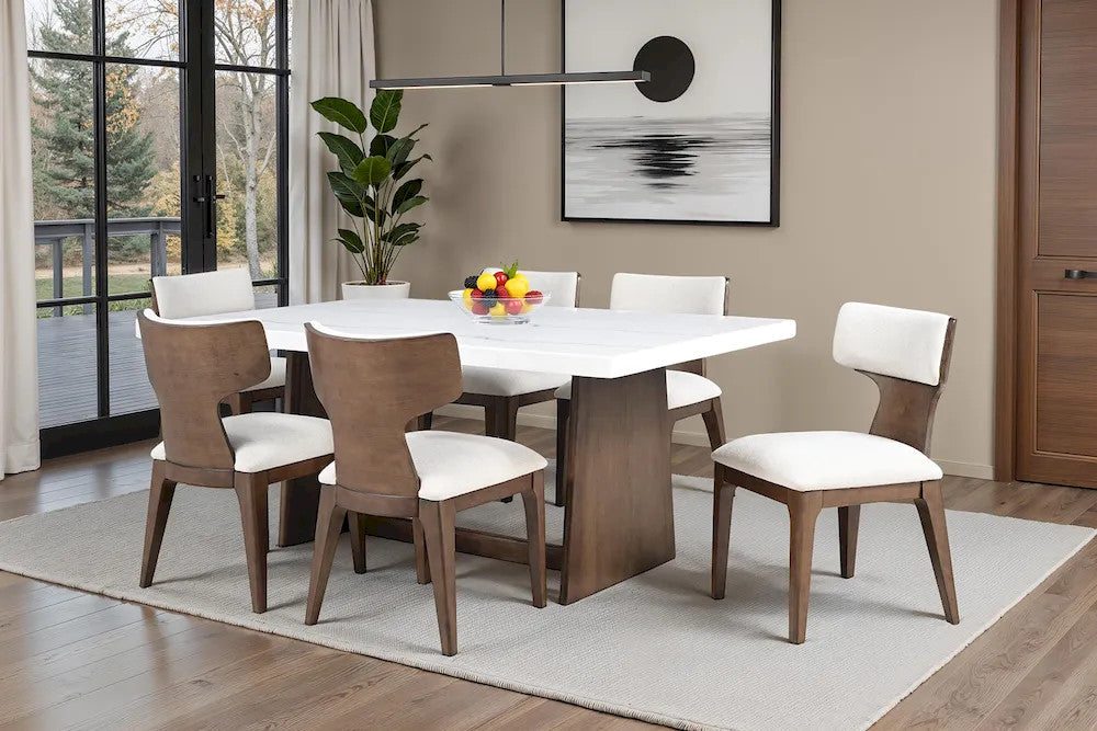 Furniture of America - Caerwys - Dining Table, Brown - FM34004BR-T-TABLE view 2