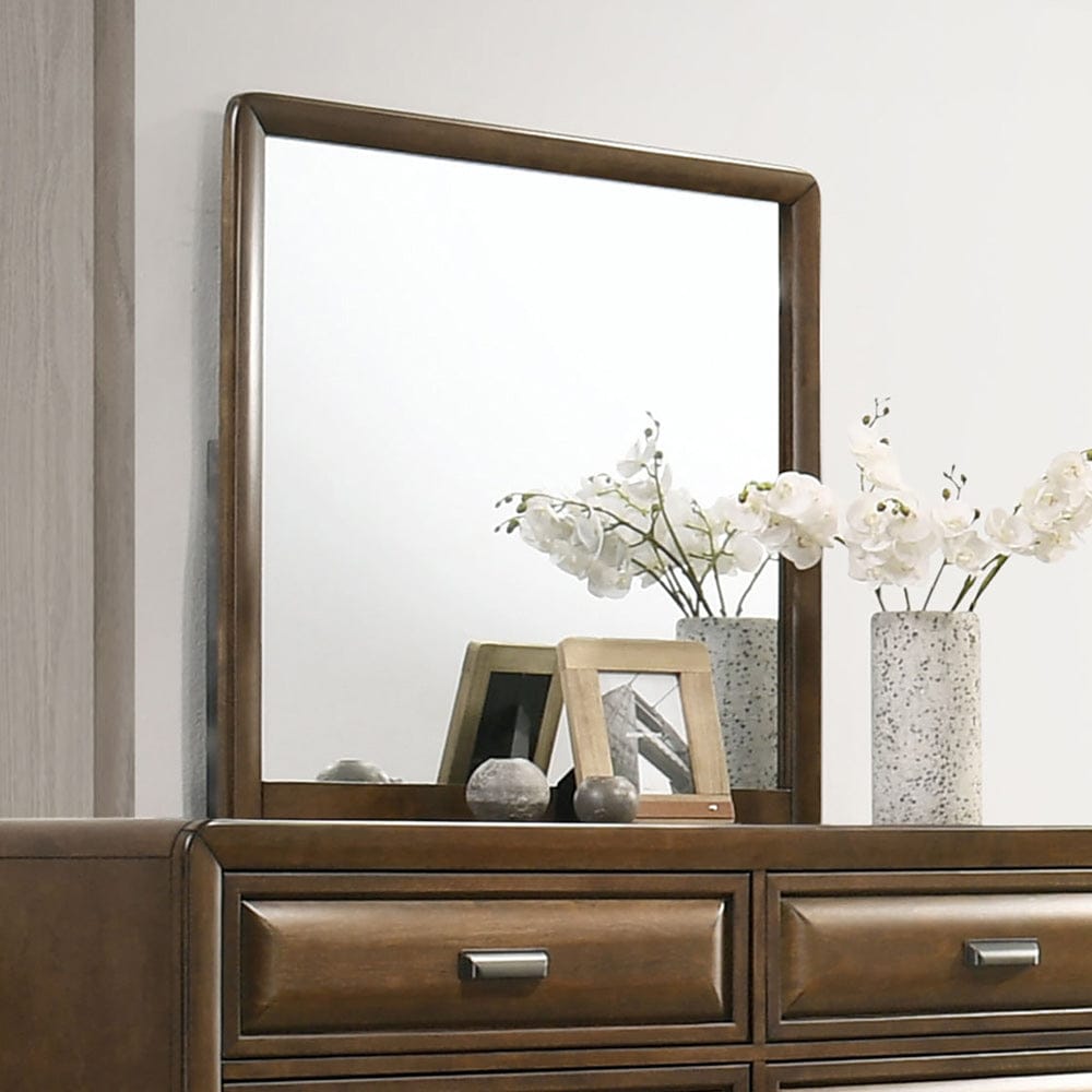 Furniture of America - Caerwys Mirror in Brown - FM7231BR-M View 1
