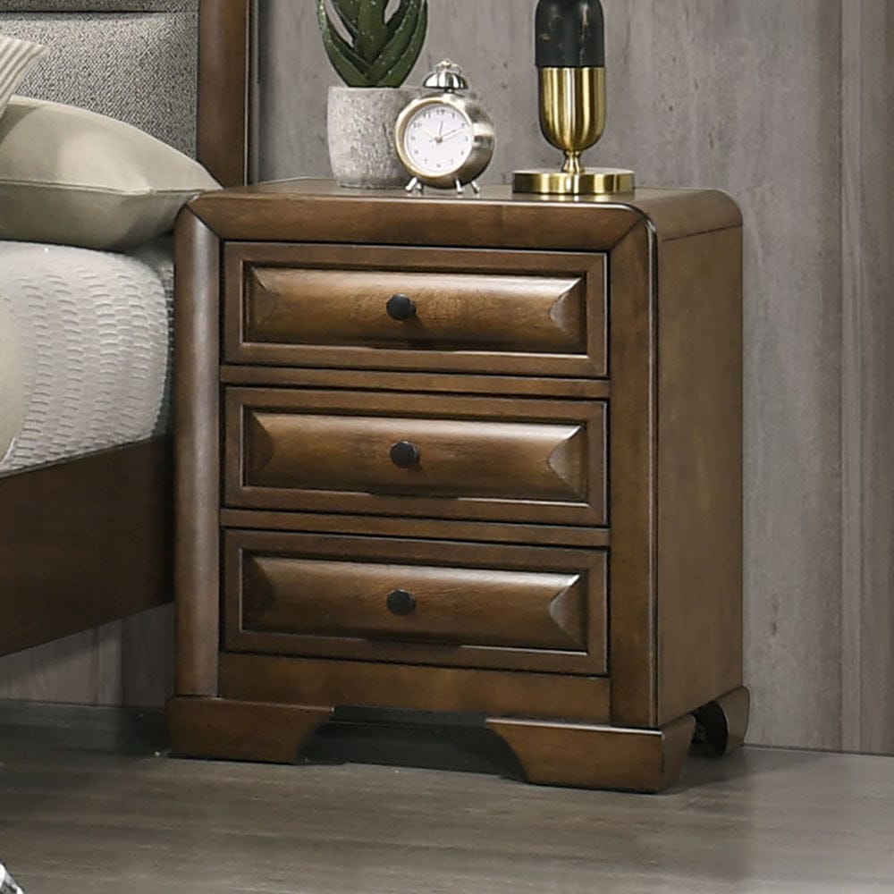 Furniture of America - Caerwys Nightstand in Brown - FM7231BR-N View 2