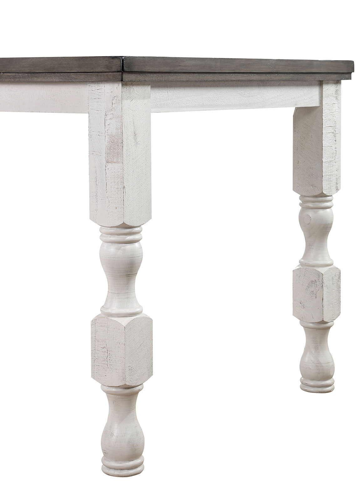 Furniture of America - Calabria Counter Ht. Table in Antique White/Gray - FOA3908PT View 4